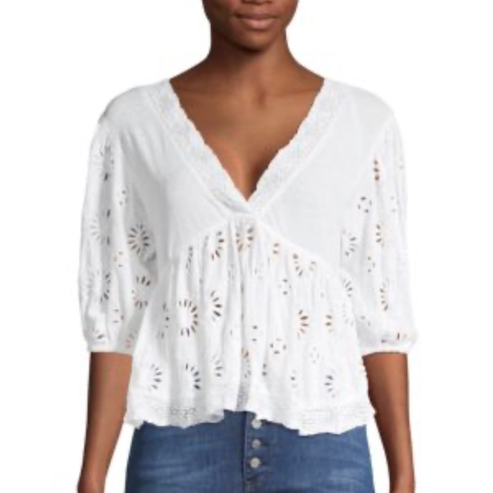 Free People// Sweeter Side Top